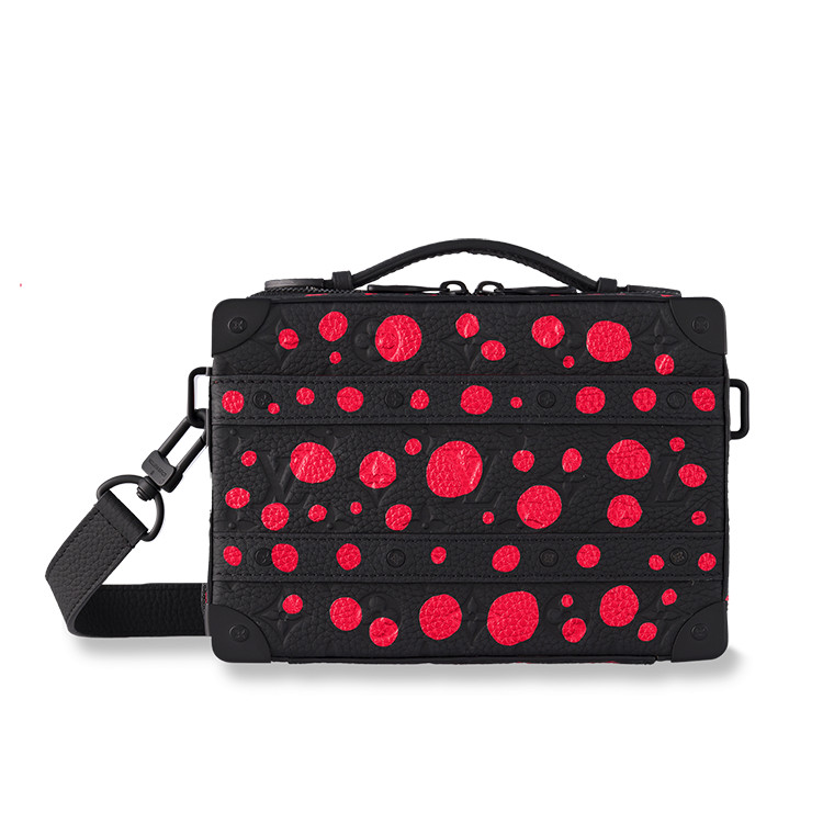 Handle Soft Trunk In Taurillon Monogram Leather With Infinity Dots Print Louis Vuitton X Yayoi Kusama